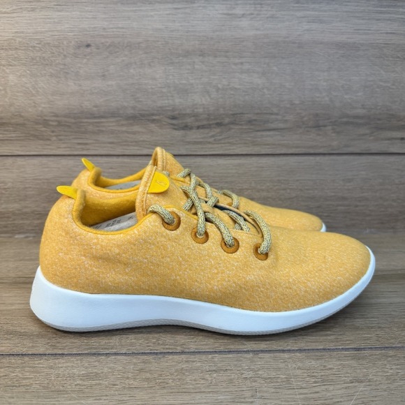 allbirds Shoes - Allbirds Wool Runners Turk Yellow Womens Size 9 Running Walking Shoes Sneakers